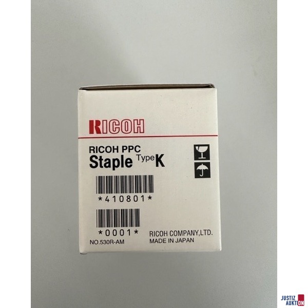 3 Päckchen RICOH PPC Refill Staple Type K NO 530R AM 178766