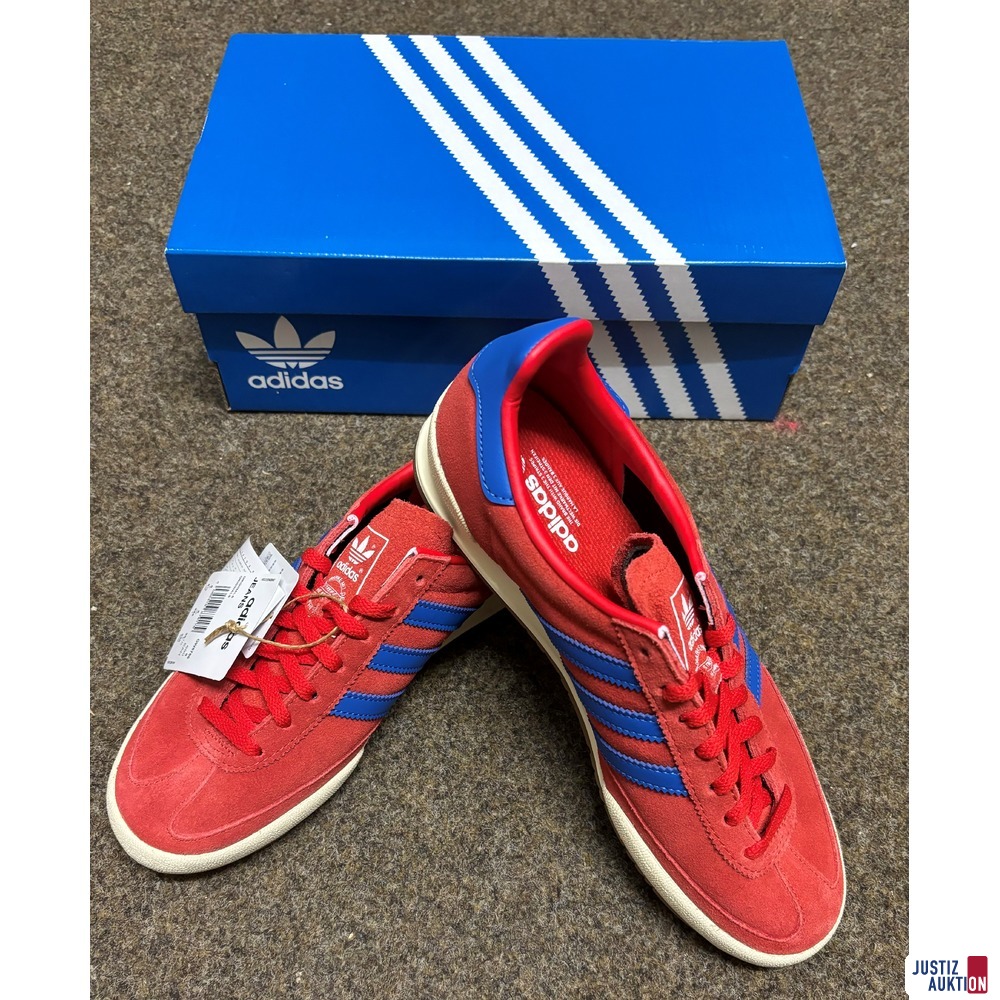 Adidas jeans blue and red hotsell