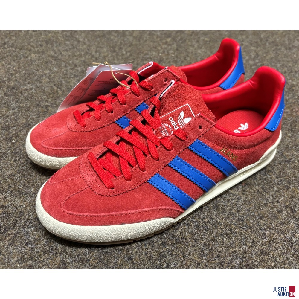 Adidas jeans red and blue hotsell