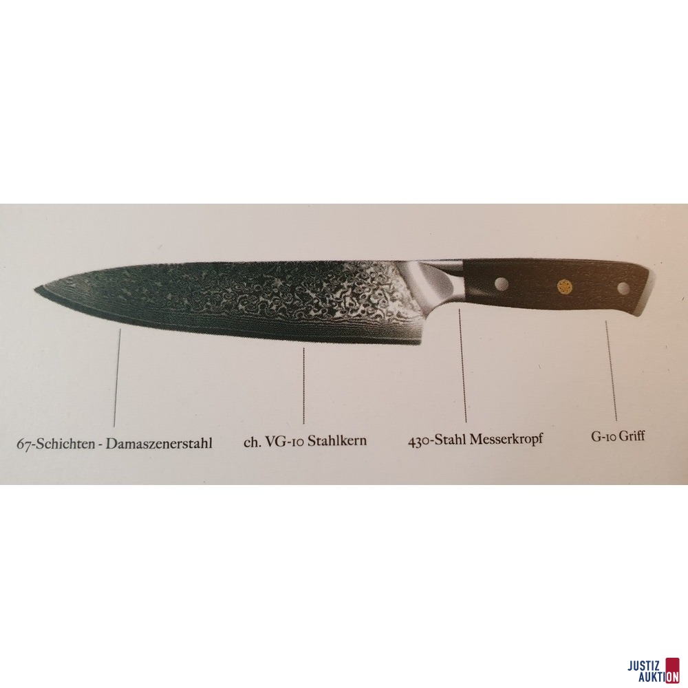 Damastmesser (Materialbeschreibung)