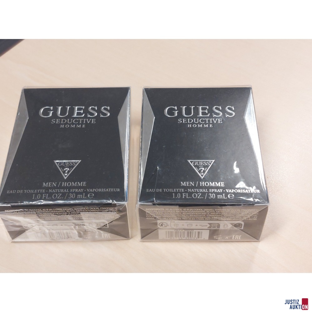 2 x Eau de Toilette – Natural Spray der Marke Guess Men/Homme