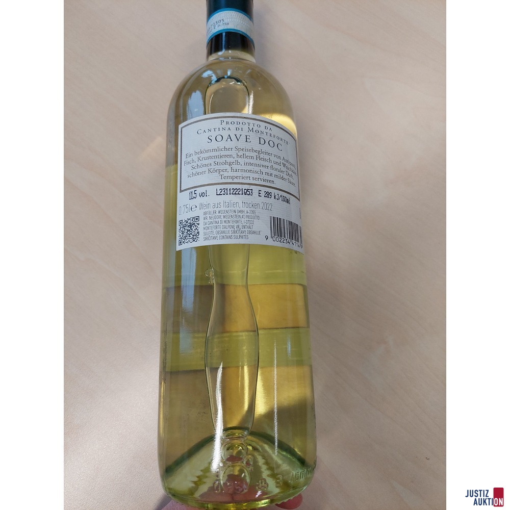 1 Flasche italienischer Weißwein Soave Doc