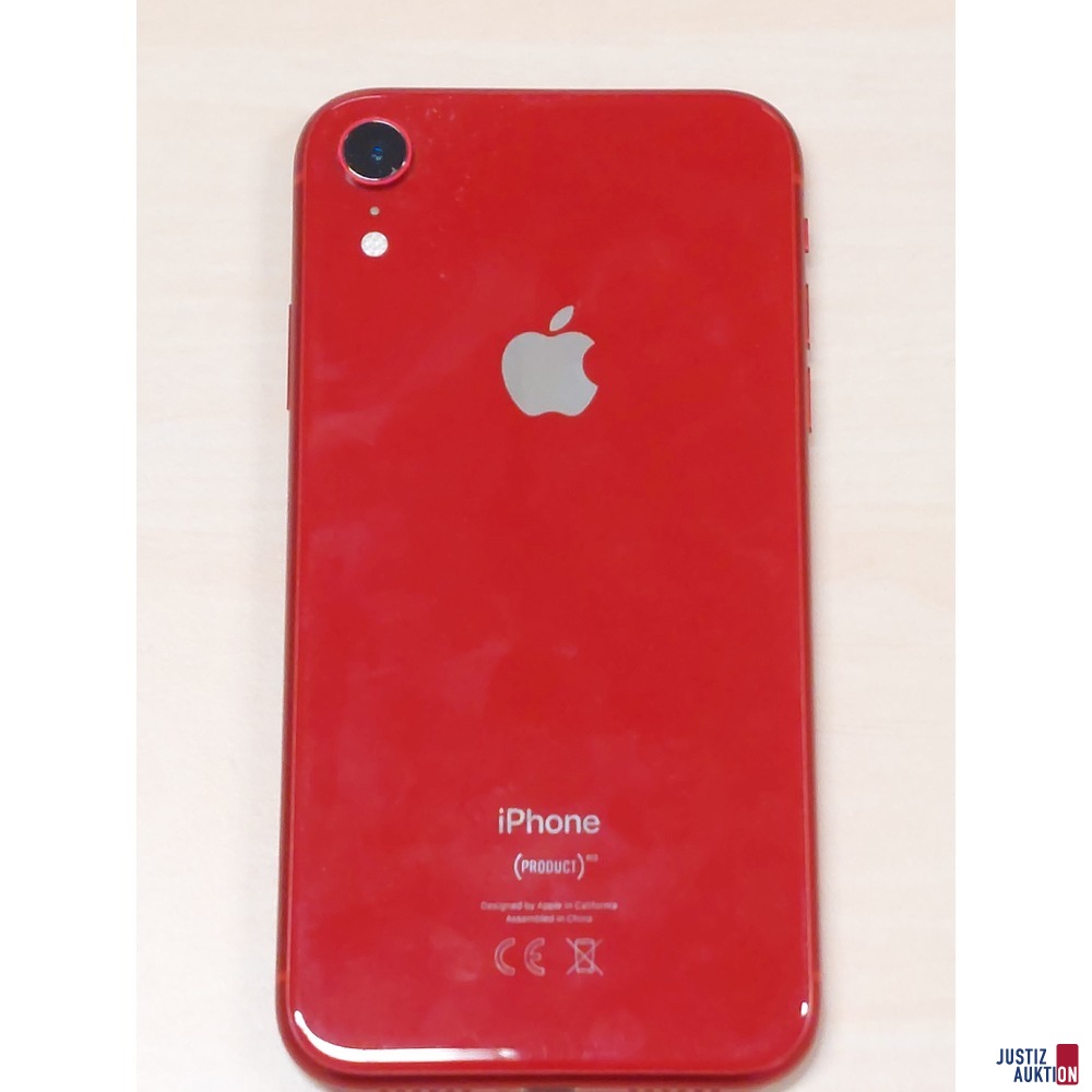 Handy der Marke Apple iPhone XR gebraucht/Gebrauchsspuren vorhanden