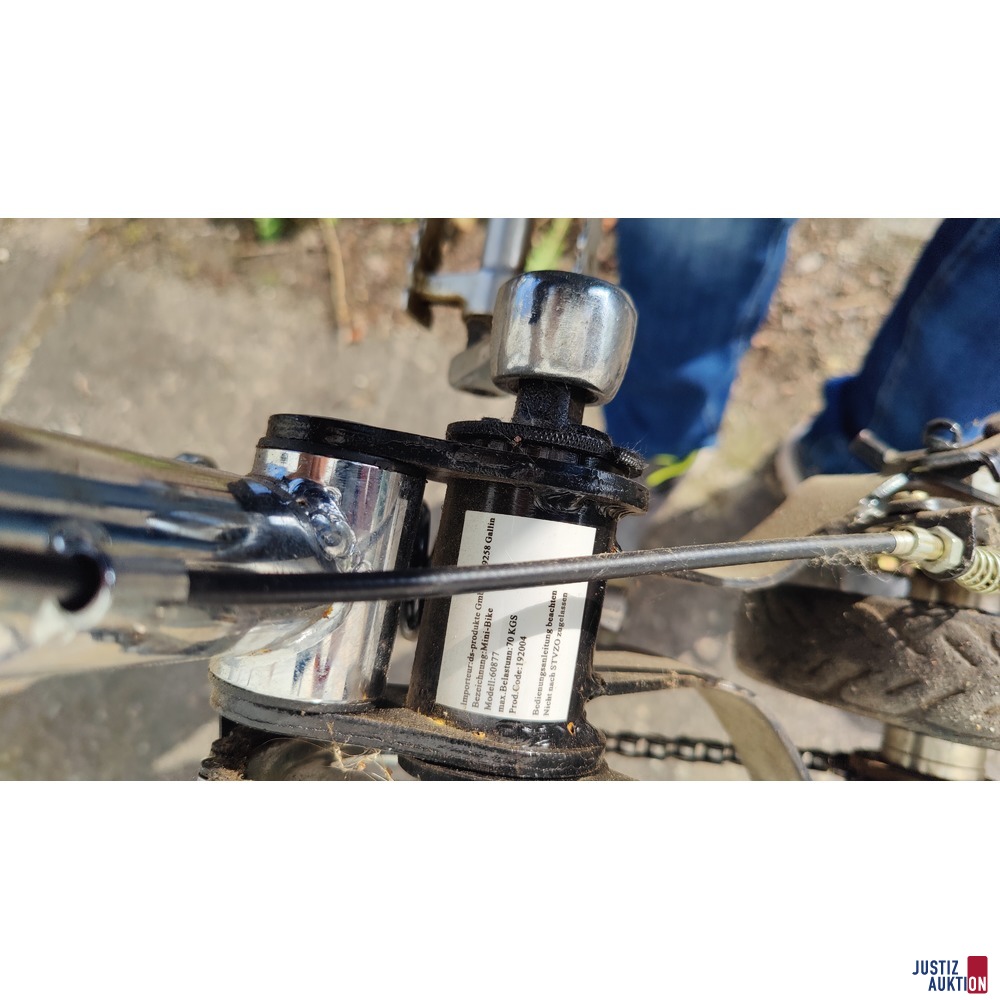 Bonsai-Fahrrad sicherheitshinweis