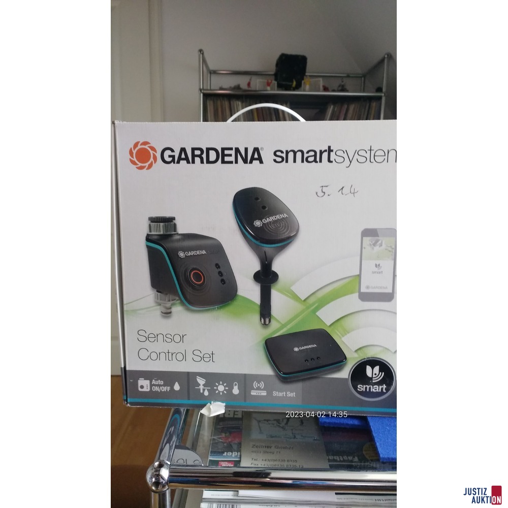 GARDENA Smart System Sensor Control Set 168497 Justiz Auktion