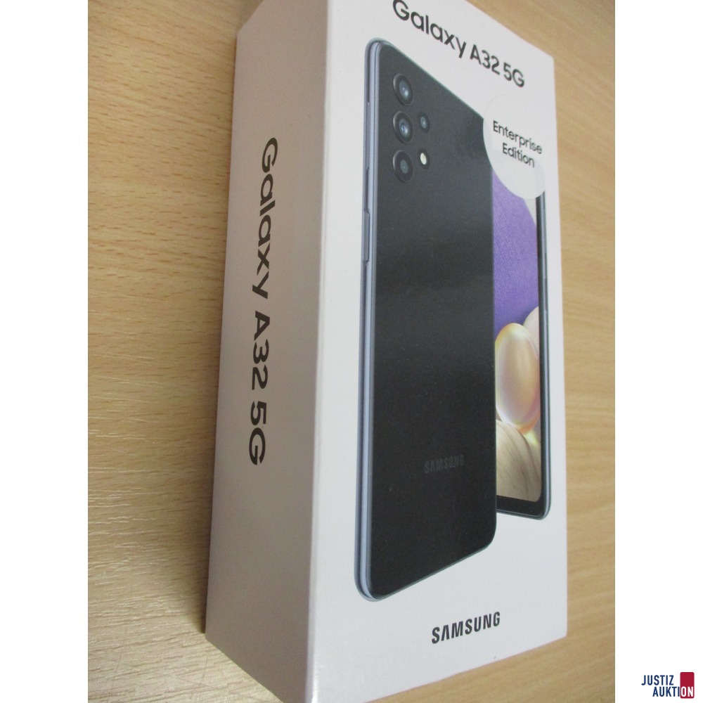 Samsung Galaxy A 32 5 G in der Originalverpackung eitenansicht