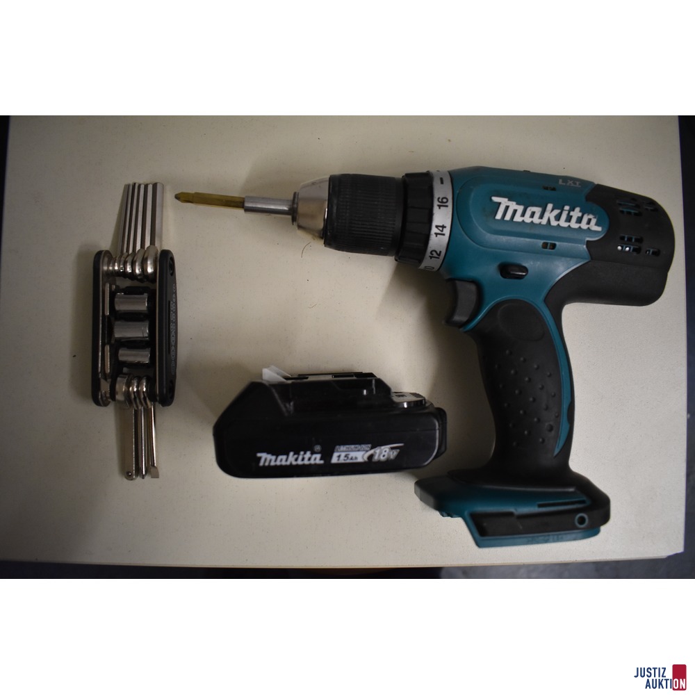 Makita Akkuschrauber und Multitool von vorne