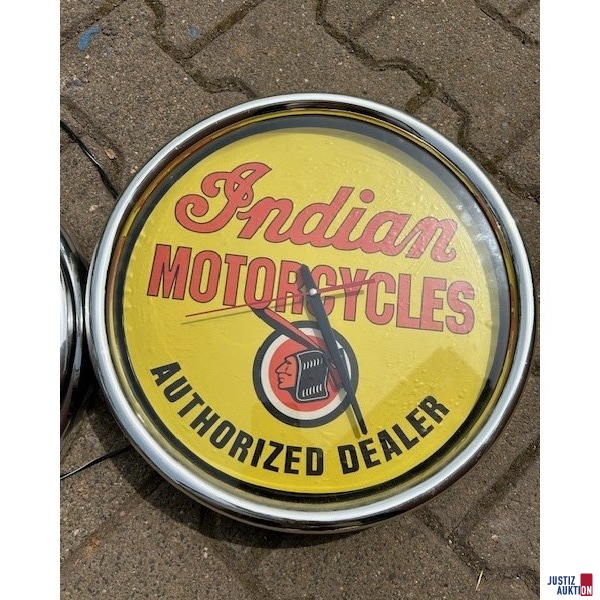 Wanduhr Indian Motorcycles