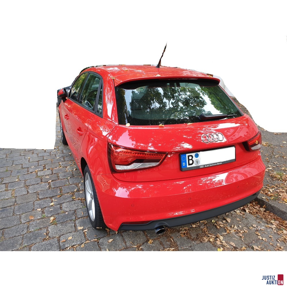 Audi A1 Sportback Ansicht hinten links