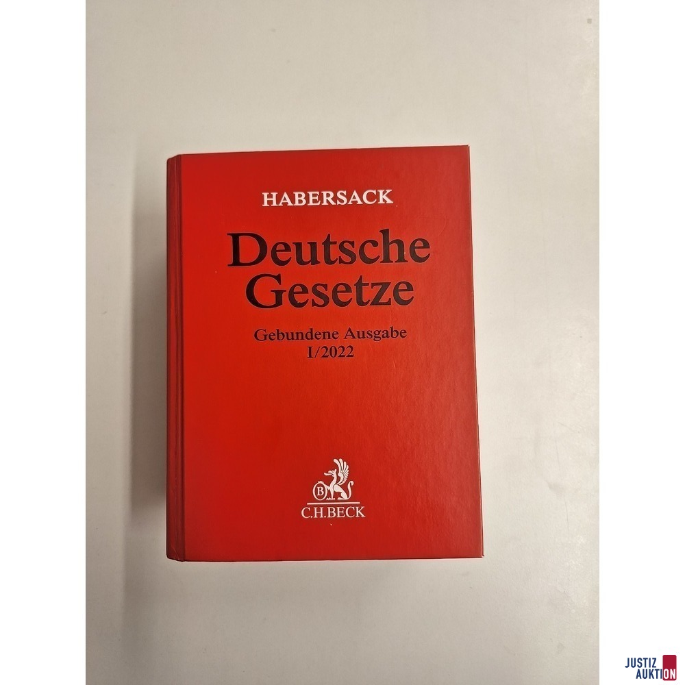 Habersack Deutsche Gesetze &&178868& | Justiz-Auktion