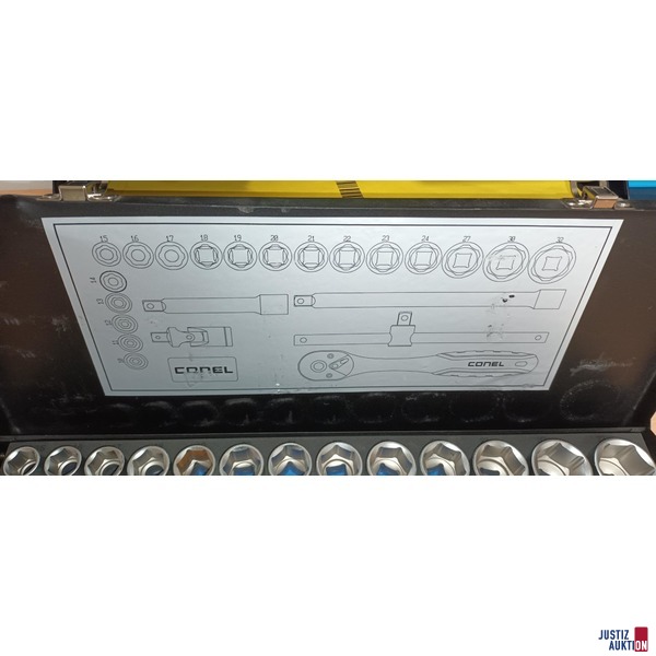 Knarrenkasten/Schraubenschlüssel Set Conel