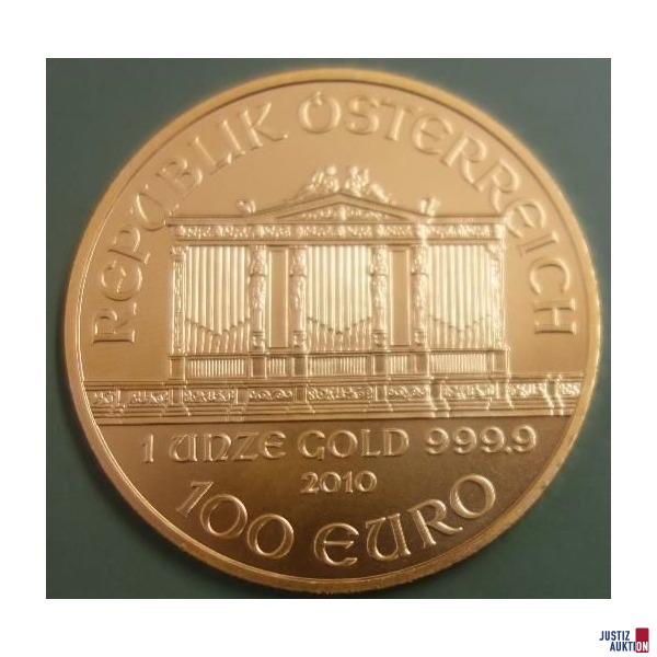 50 Stück Goldmünzen Wiener Philharmoniker a 1 Unze - Gold Au 999,9