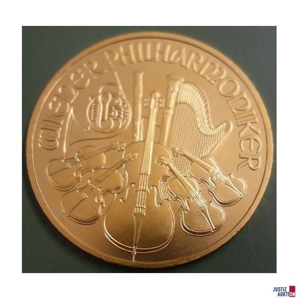 50 Stück Goldmünzen Wiener Philharmoniker a 1 Unze - Gold Au 999,9