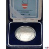 Silbermünze in Schatulle - ATS 100,- Münze Österreich