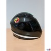 Motorradhelm schwarz mit Aufkleber &apos;Abarth Assetto Corse&apos;