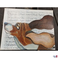 Rachel Mohawege, „Stanley“ Portrait eines Bassets